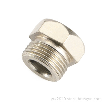 Hexagon SS Cap Stainless Steel With Thread Hole